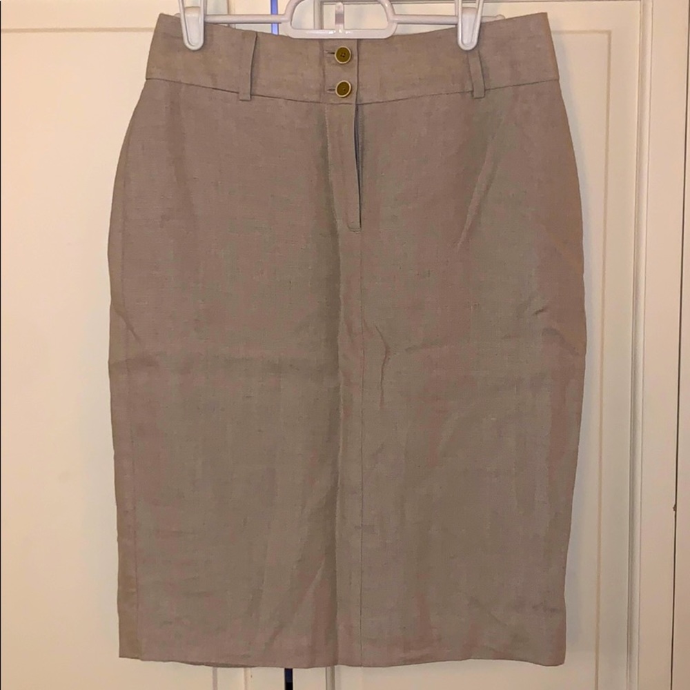 Banana Republic Linen Pencil Skirt